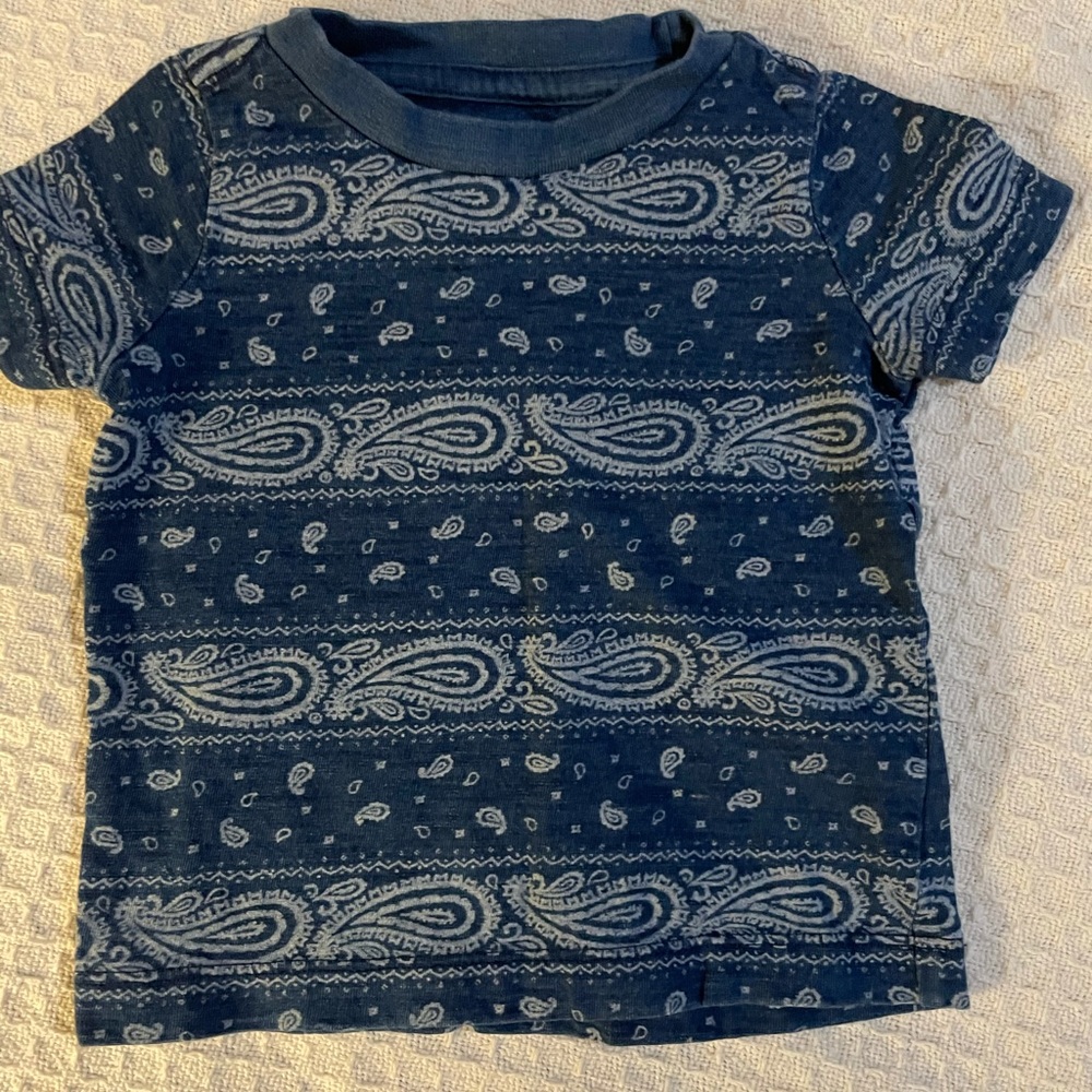 Boys paisley shirt